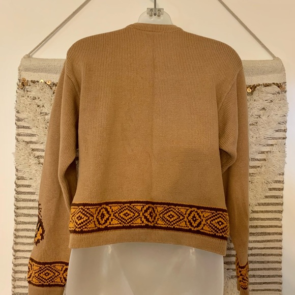 Vintage American Design First Issue Feather Cardigan - Picture 7 of 8